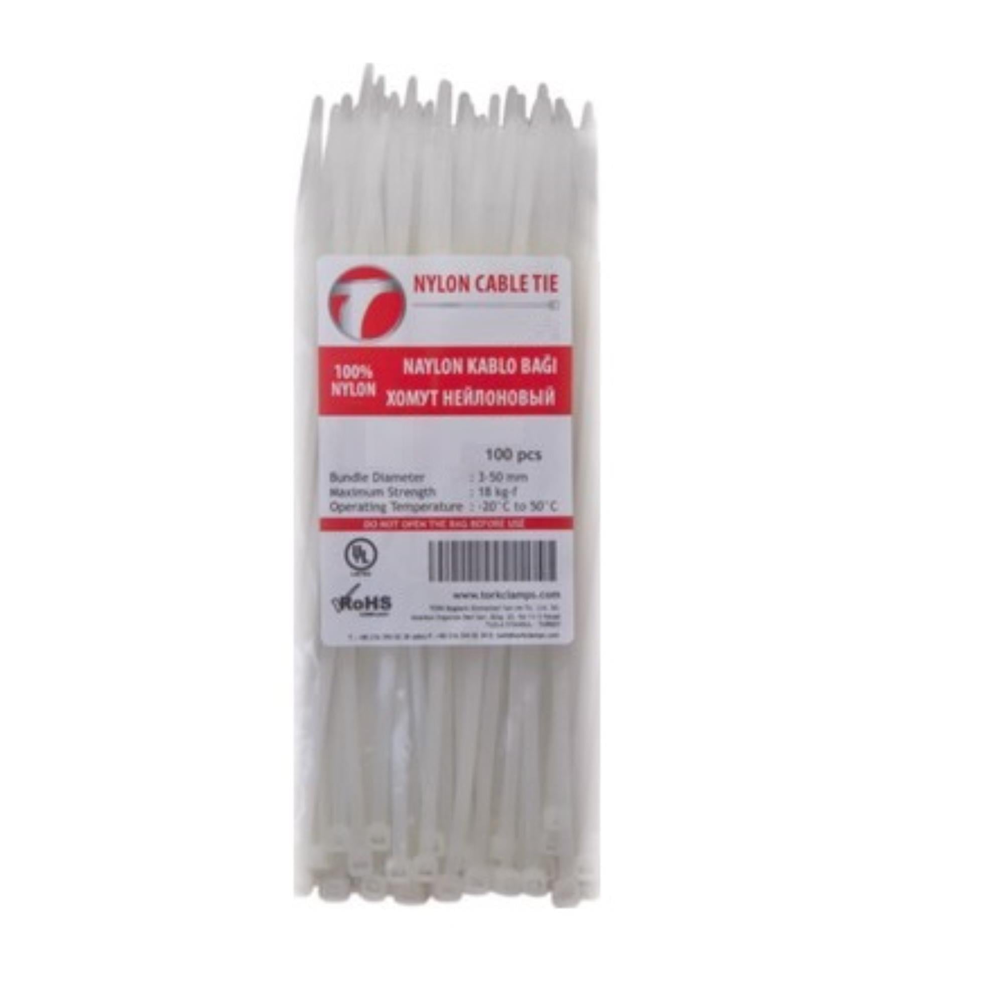TORK KABLO BAĞI 2.5x200 (Beyaz)