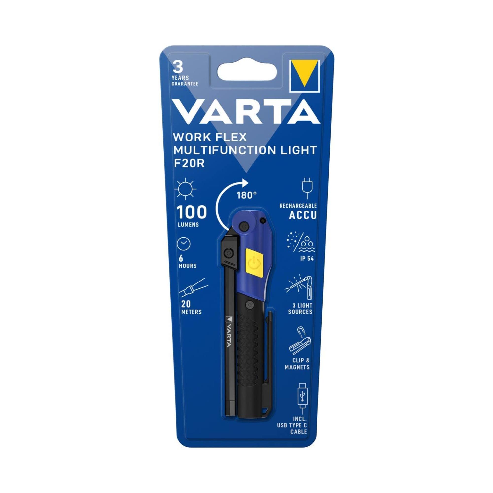 VARTA WORK FLEX MULTIFUNCTION FENER F20R (18649)