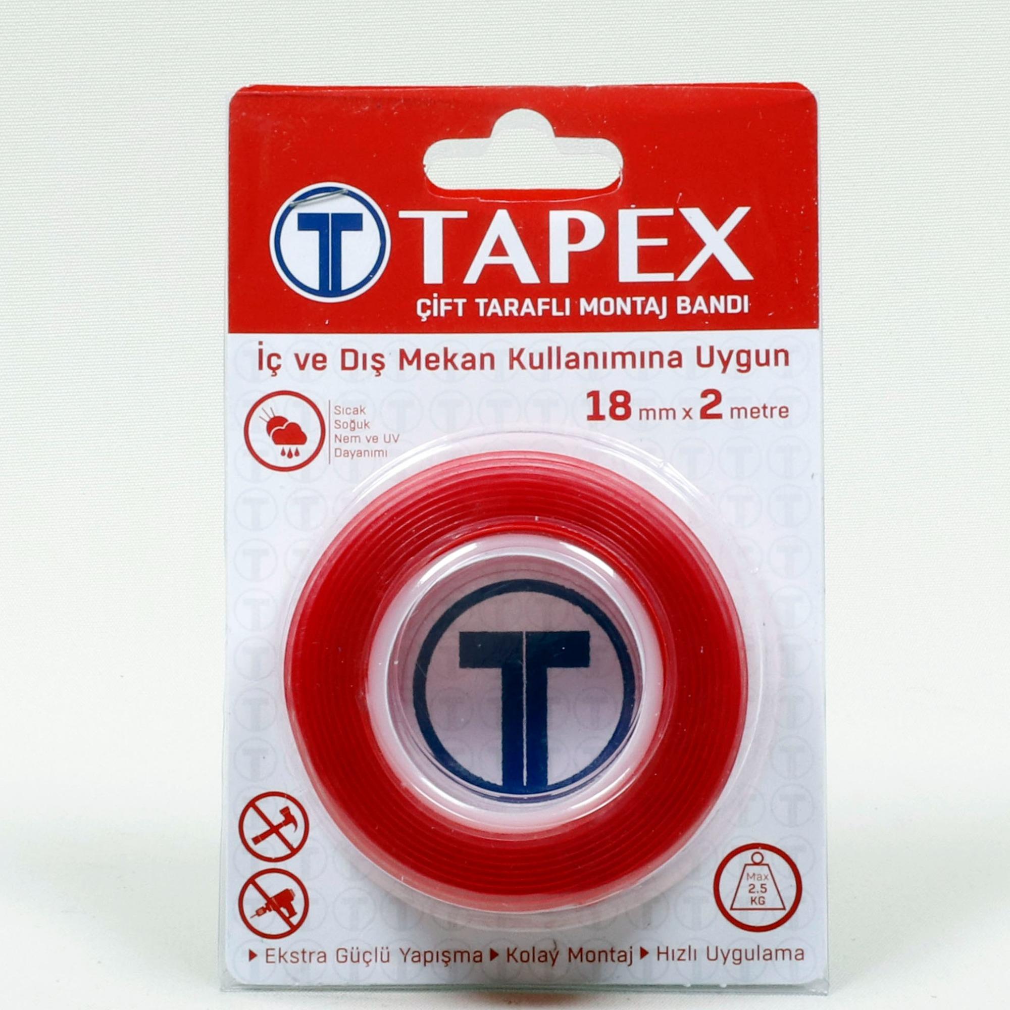 VHB ÇİFT TARAFLI  BANT (OGS BANT) 18 MMx2 MT