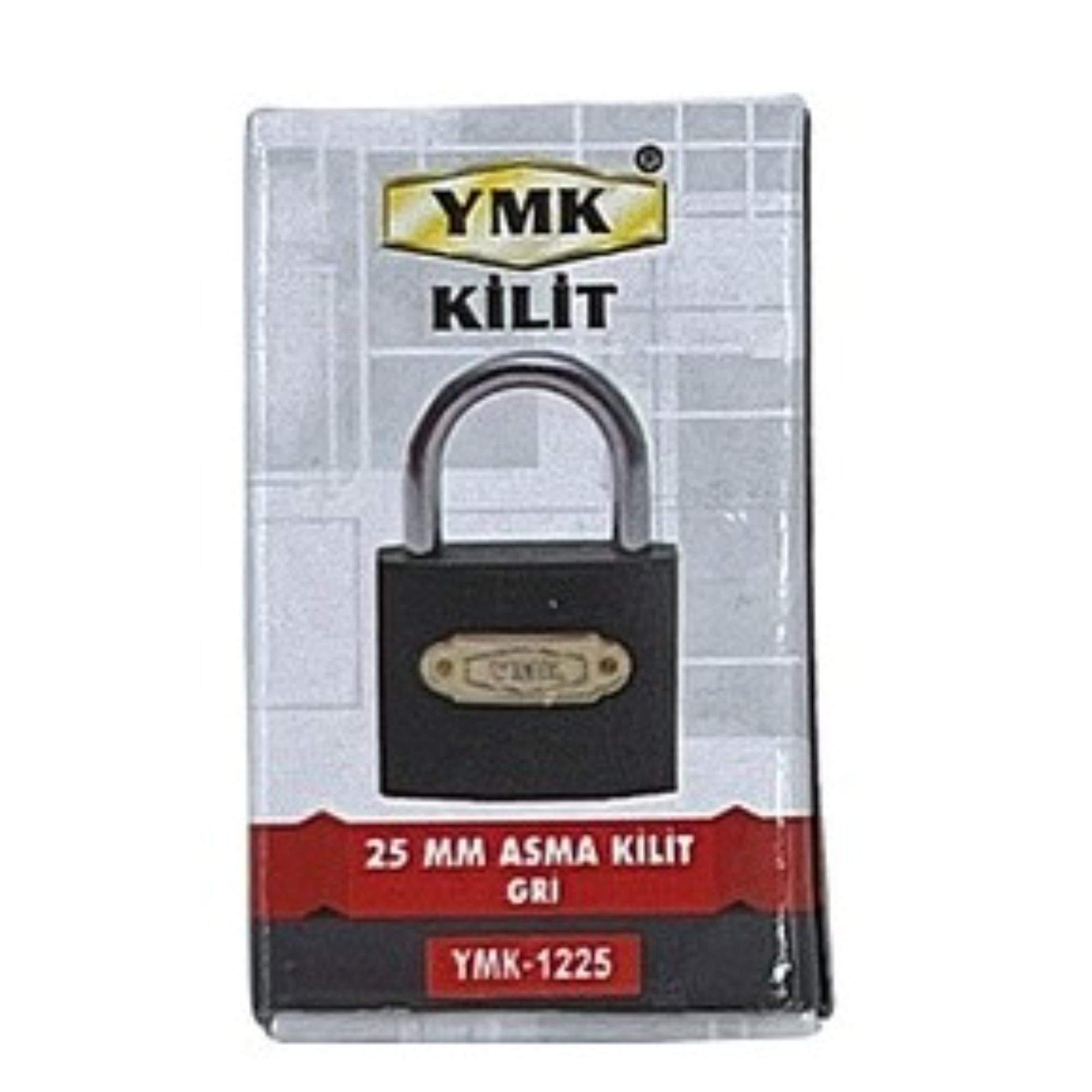 YMK ASMA KİLİT GRİ KISA 25 MM YMK-1225
