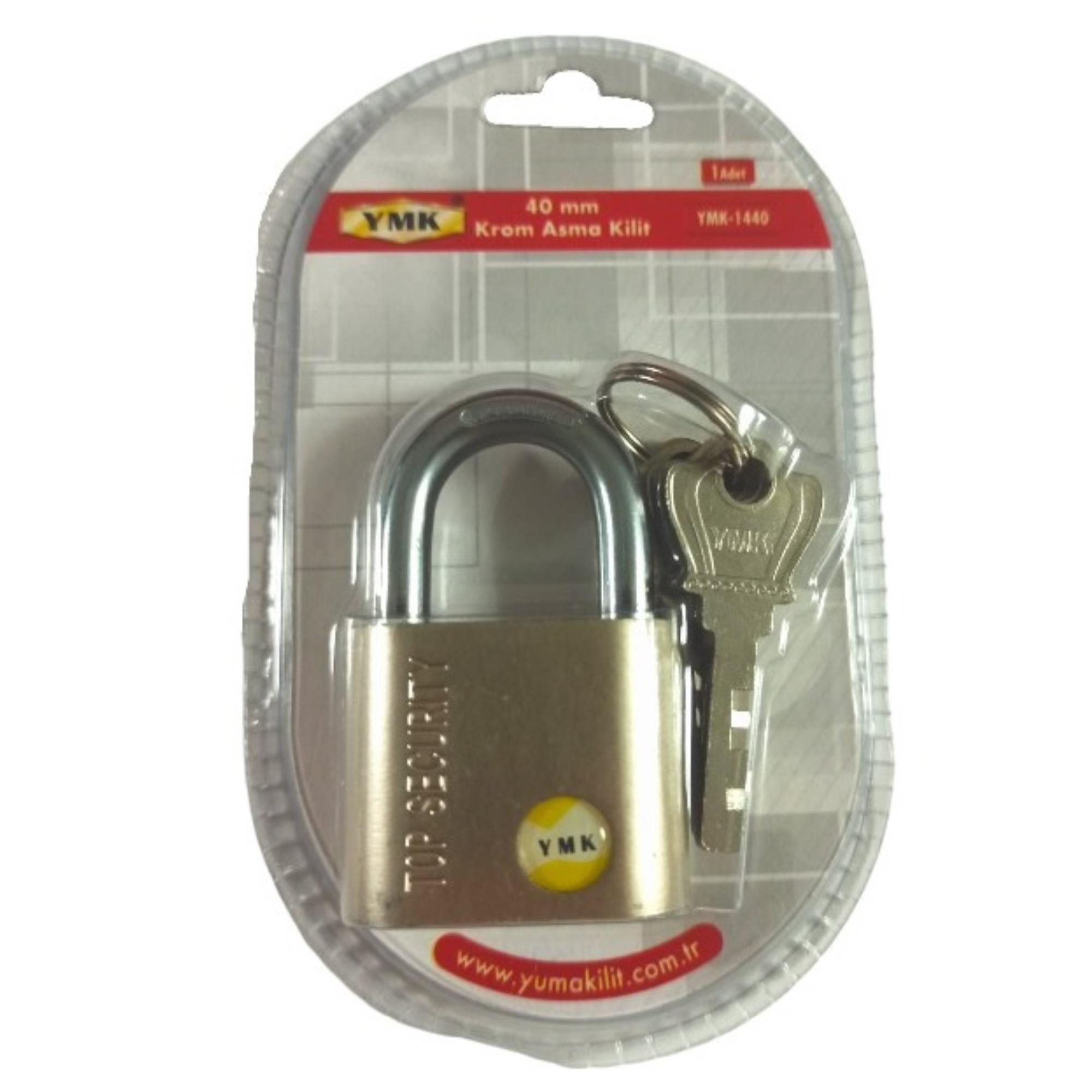 YMK ASMA KİLİT KROM 40 MM YMK-1440