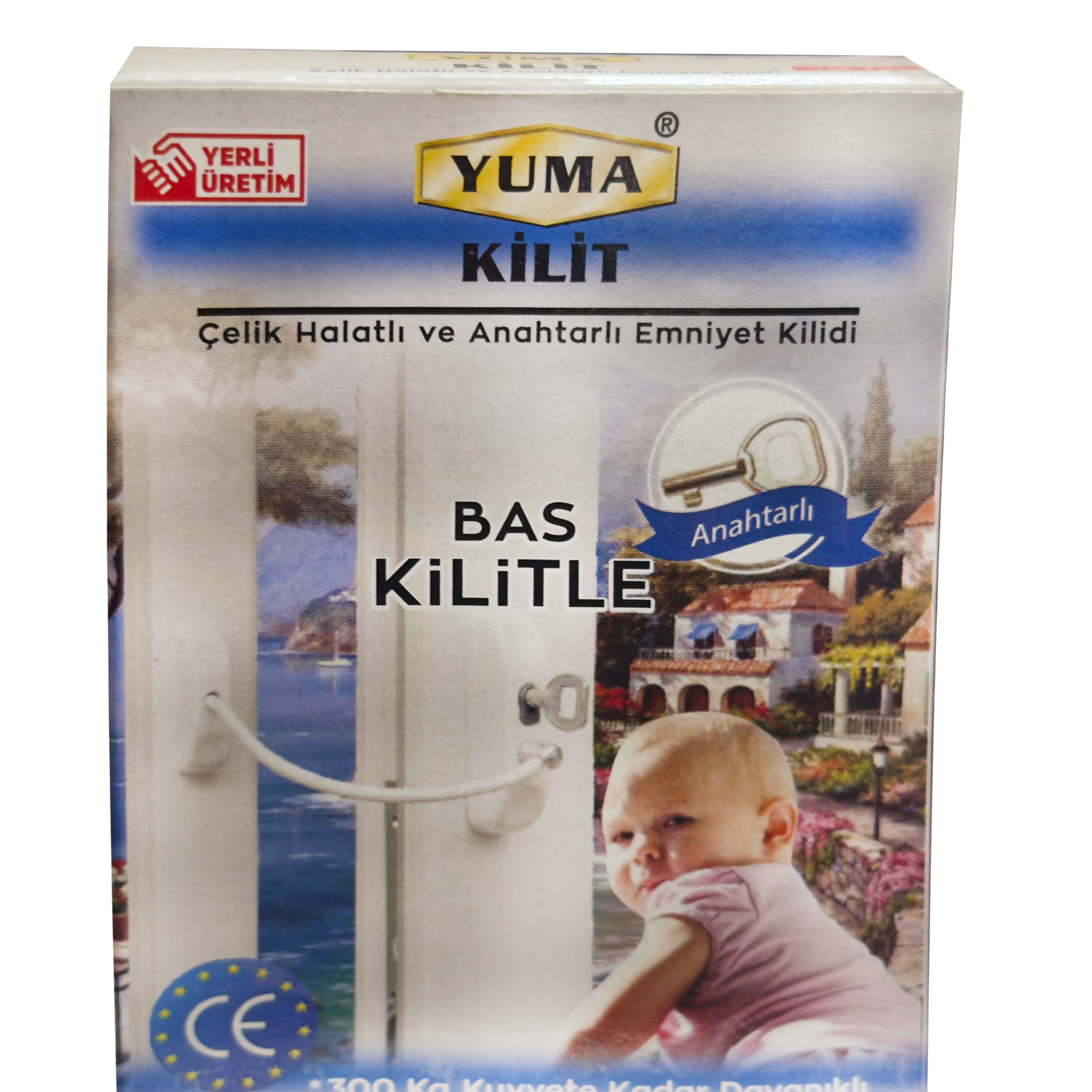 YUMA ÇELİK HALATLI ANAHTARLI GÜVEN. MANDALI YM-755