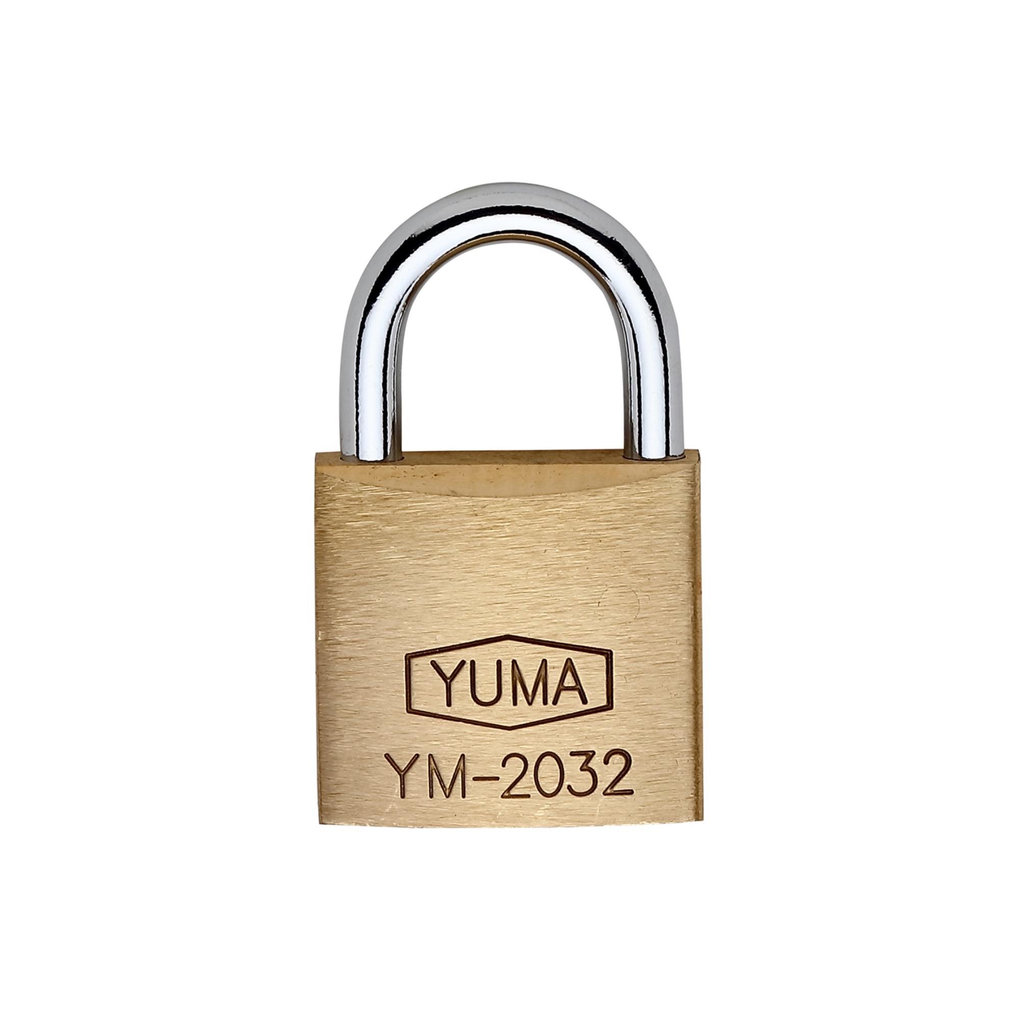 YUMA PİRİNÇ ASMA KİLİT 32 MM YM-2032