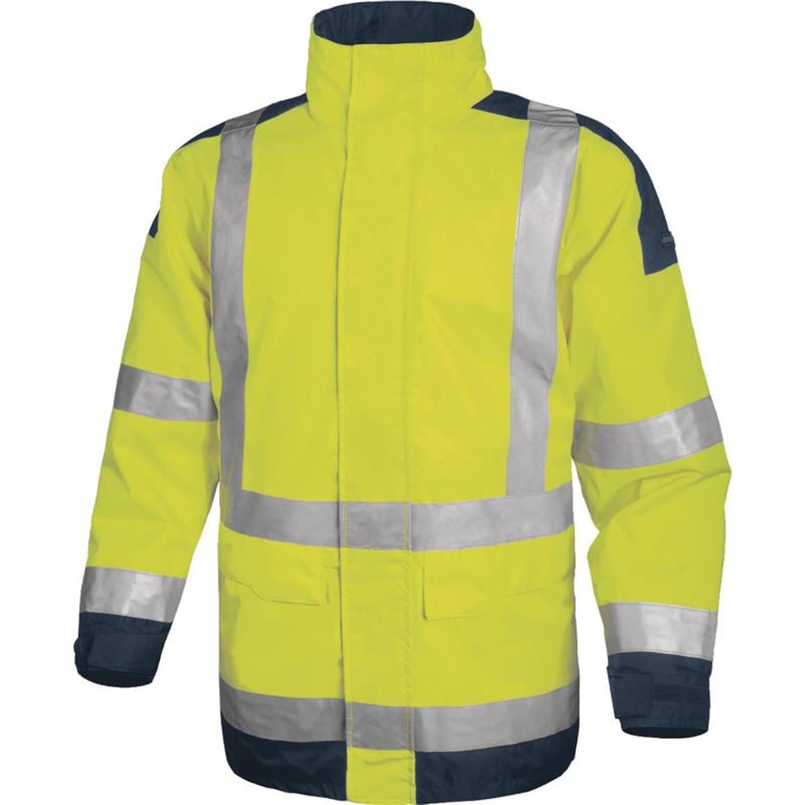 DELTA PLUS EASYVIEW REFLEKTÖRLÜ PARKA / Sarı-Lacivert