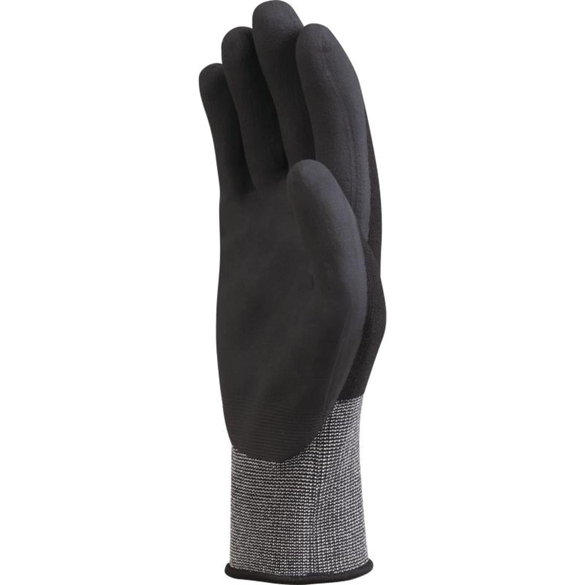 DELTA PLUS VE723 POLYESTER/SPANDEX ÖRME ELDIVEN - NITRIL KÖPÜK AVUÇ IÇI