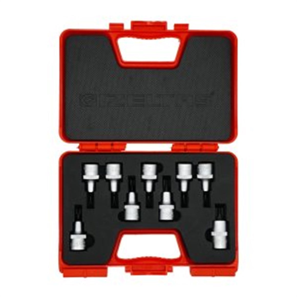 İzeltaş 1113 00 6009 1/2 Lokmalı Star (Torx®) Uç Takımı 9 Parça