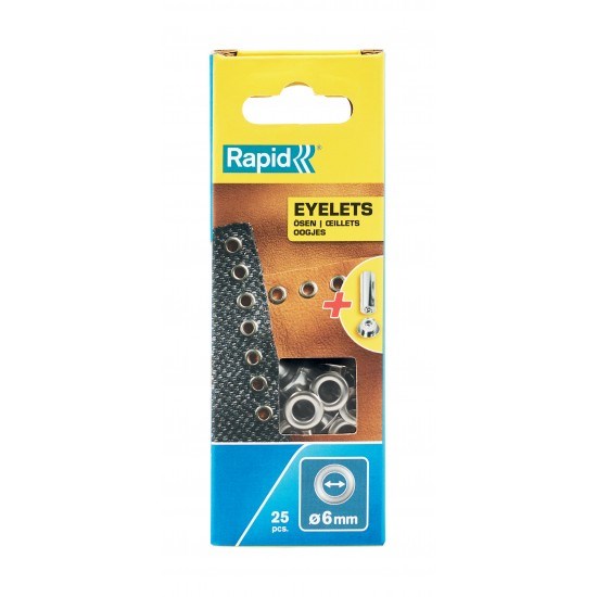 KUŞGÖZÜ DELİK HALKA ALİMİNYUM 6mm 25 Adet