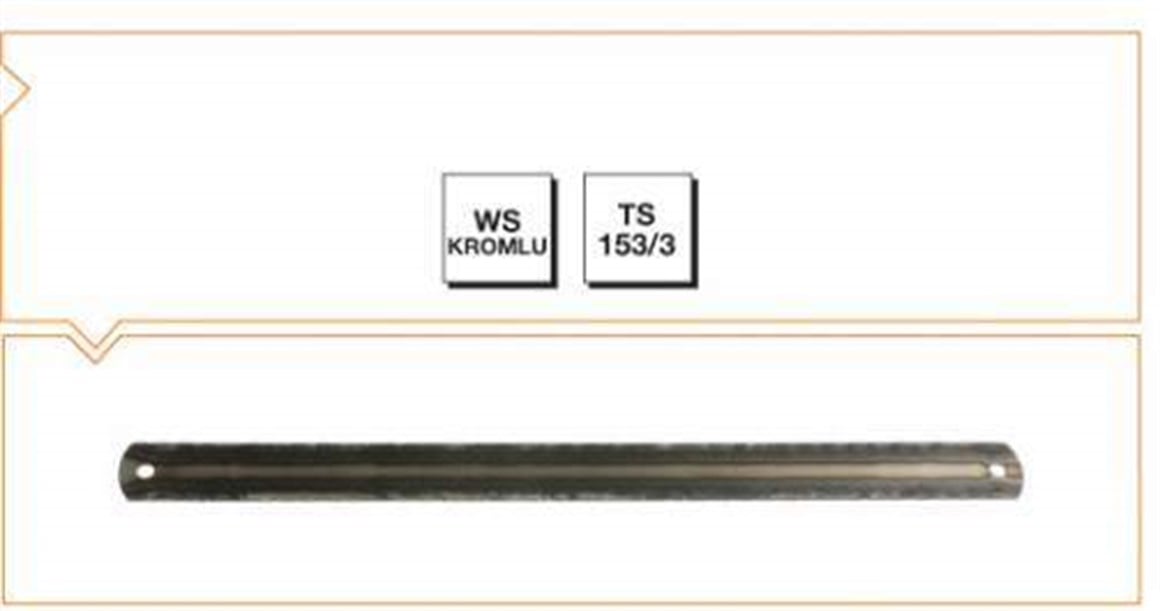 Makine Takım B00650301258 Cr Metal El Testeresi 300x25x08 mm-Ca Z:18
