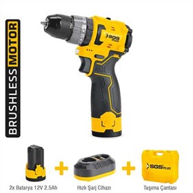 AKÜLÜ DARBELİ VİDALAMA SETİ 12 VOLT (2*2.5 Ah) (KÖMÜRSÜZ MOTOR)