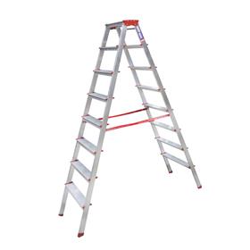 ALÜMİNYUM ÇİFT ÇIKIŞLI MERDİVEN 8 Lİ