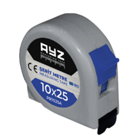AYZ ŞERİT METRE GRİ (PR1025A) 10x25 MT