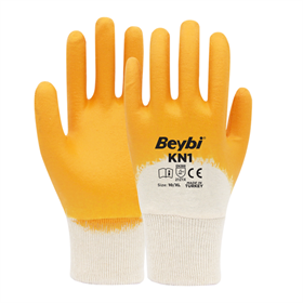 BEYBİ KN1 NİTRİL ELDİVEN SARI NO: 10