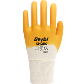 BEYBİ KN250 NİTRİL ELDİVEN SARI NO: 10