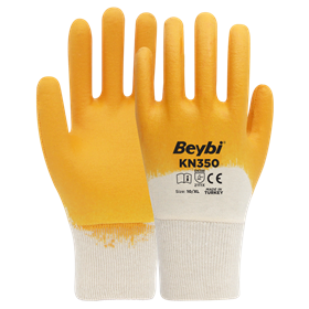 BEYBİ KN350 NİTRİL ELDİVEN SARI NO: 9