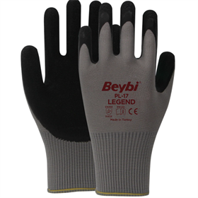 BEYBİ PL-17 LEGEND LATEKS ELDİVEN SİYAH NO:9