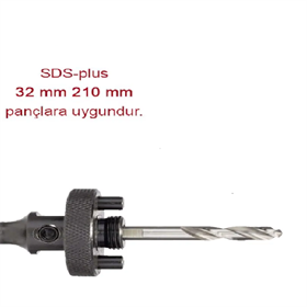 BOSCH Bİ-METAL PANÇ ADAPTÖRÜ 32-210 MM SDS