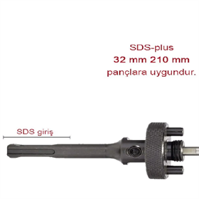 BOSCH Bİ-METAL PANÇ ADAPTÖRÜ 32-210 MM SDS