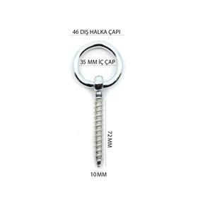 ÇINAR HALKALI VİDA 10x130 MM KOD:259