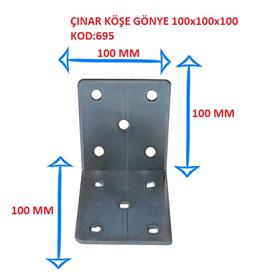 ÇINAR KÖŞE GÖNYE 100x100x100 KOD:695