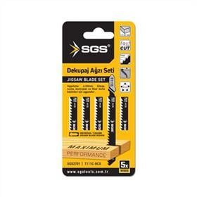 DEKUPAJ AĞZI AHŞAP T111C 5 Lİ SET