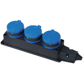 FAR KAUÇUK MONOFAZE ÜÇLÜ GRUP PRİZ 1x16 (37326280)