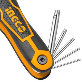 İNGCO HHK14083 ÇAKI TİPİ TORX ALLEN SETİ 8 Lİ