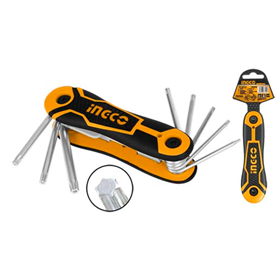 İNGCO HHK14083 ÇAKI TİPİ TORX ALLEN SETİ 8 Lİ