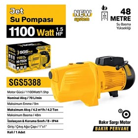 JET SU POMPASI 1100 WATT 1.5 HP