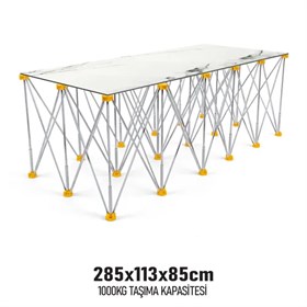 KATLANIR ÇALIŞMA TEZGAHI ALÜMİNYUM 285*113*85 CM