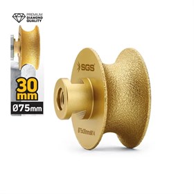 M14-75x30 MM VAKUM ELMAS TAŞLAMA DİSKİ TAM PROFİL