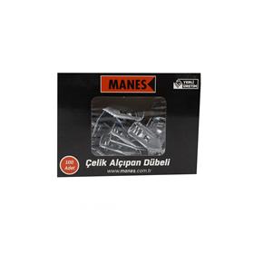 MANES ÇELİK ALÇIPAN DUBELİ KISA (100 ADET)