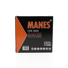 MANES İNOX KESİCİ 115 MM 1.0x22.23 (İTHAL ÜRÜN)