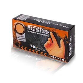MASTER FORCE TURUNCU NİTRİL MUAYENE ELDİVEN L