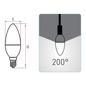 PANASONİC LED LAMBA 4.9W BEYAZ E14 470LM 6500K