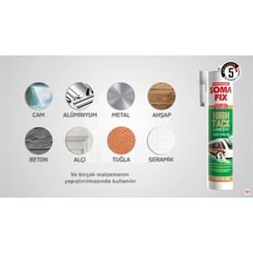 SOMAFIX HIGH TACK (KORNİŞ YAP) 290 ML S580