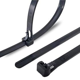 TORK TEKRAR KULLANIMLIK KABLO BAĞI 7.5X370 (Siyah)