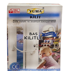 YUMA ÇELİK HALATLI ANAHTARLI GÜVEN. MANDALI YM-755