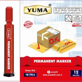 YUMA KOLİ KALEMİ KIRMIZI YM-790-K