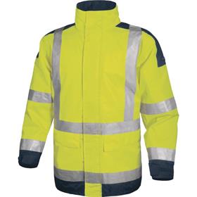 DELTA PLUS EASYVIEW REFLEKTÖRLÜ PARKA / Sarı-Lacivert