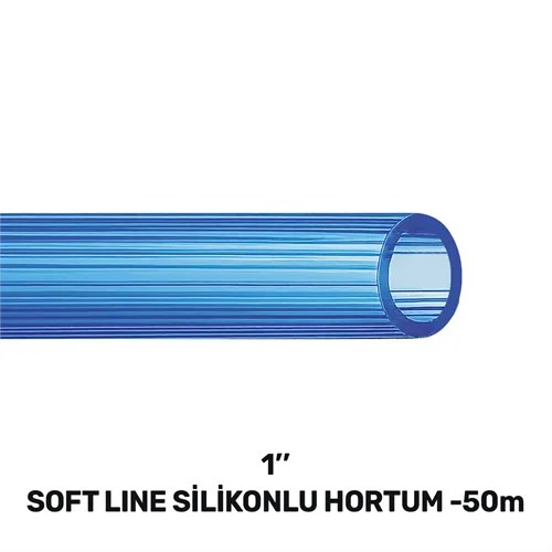 1'' SOFTLINE SİLİKONLU HORTUM 50 MT (300gr/mt)