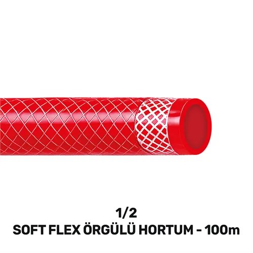 1/2 SOFTFLEX ÖRGÜLÜ HORTUM 100 MT (100gr/mt)