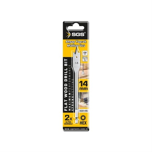 AHŞAP YAPRAK MATKAP UCU 14x152 mm