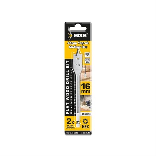 AHŞAP YAPRAK MATKAP UCU 16x152 mm