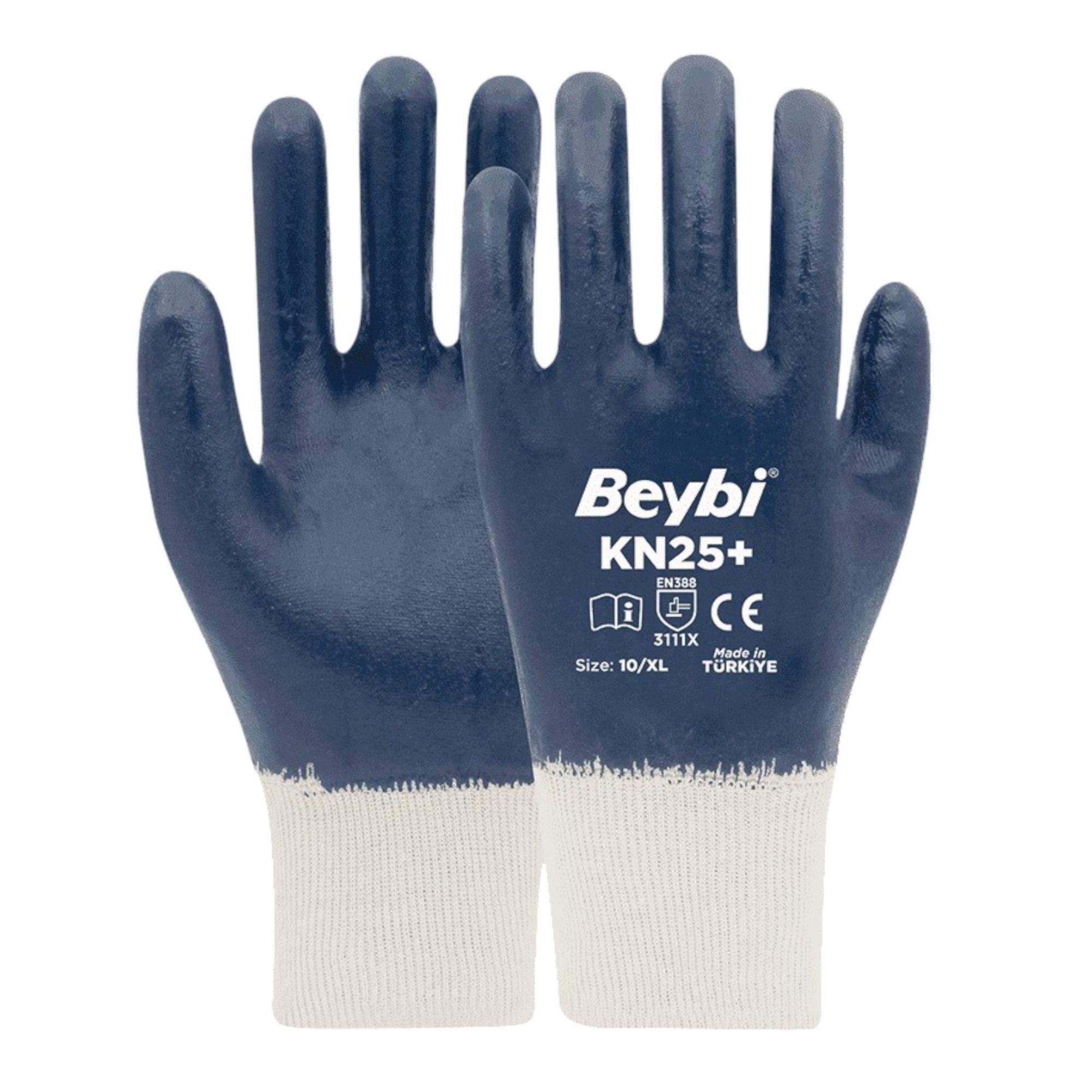 BEYBİ KN25 NİTRİL ELDİVEN LACİVERT NO:9