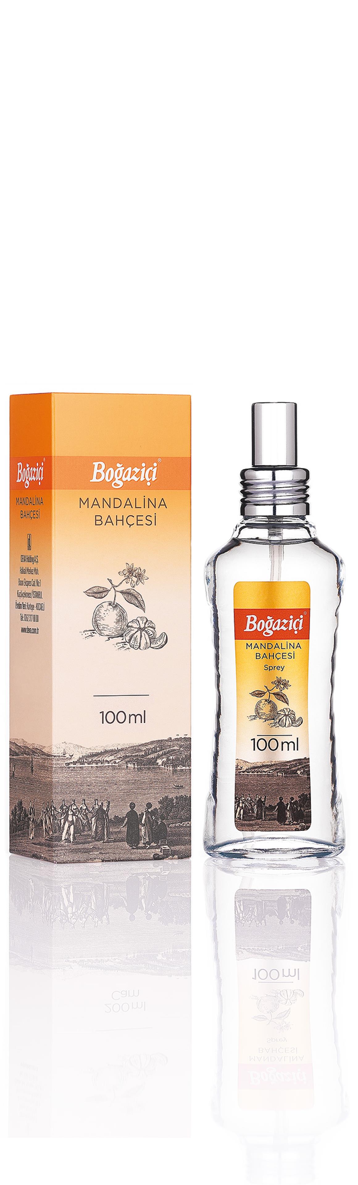 Boğaziçi Mandalina Bahçesi 100 ml Sprey Cam Şişe