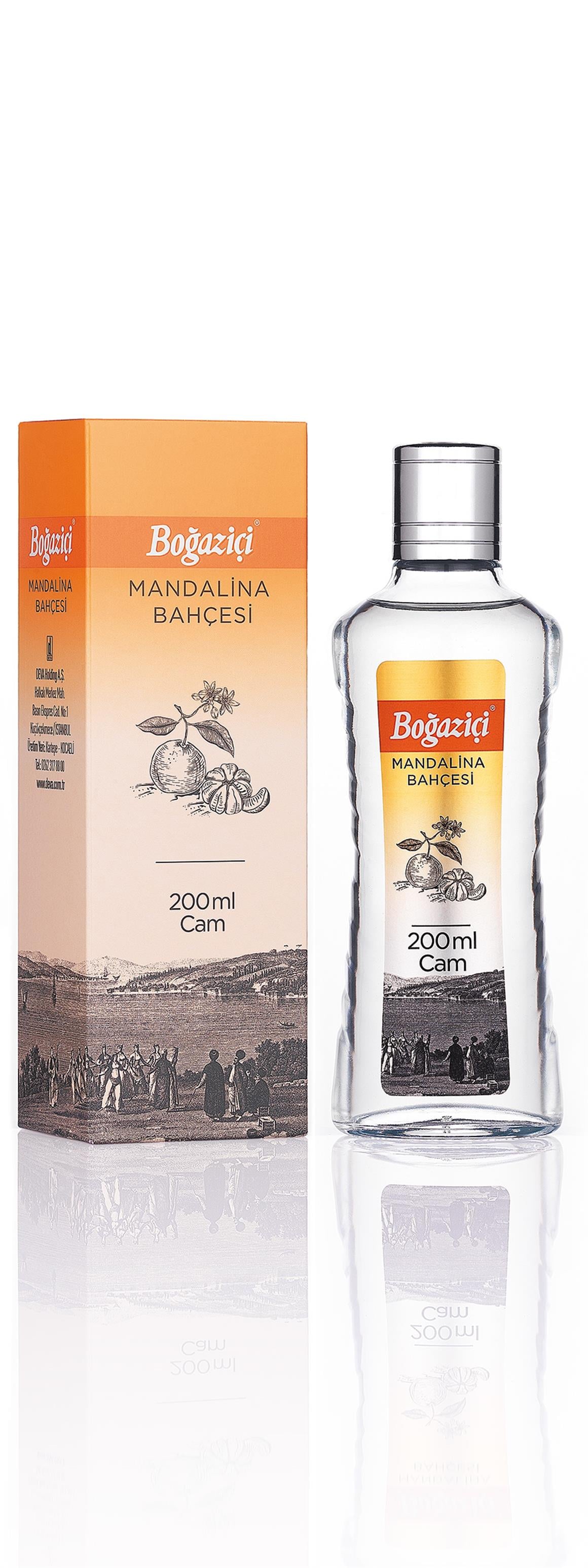 Boğaziçi Mandalina Bahçesi 200 ml Cam Şişe