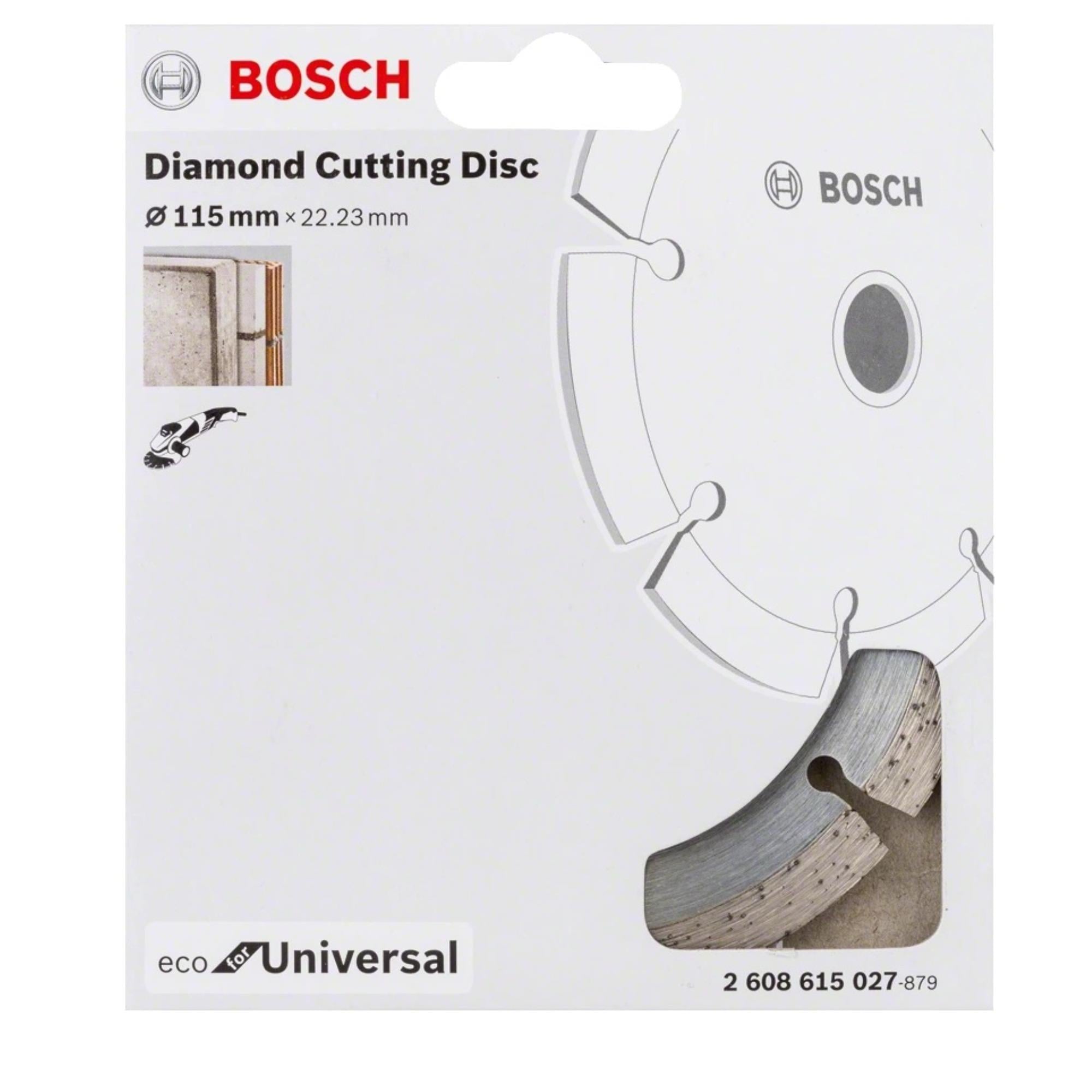 BOSCH SEGMENT ELMAS KESİCİ 115x2.0x22 2608615027
