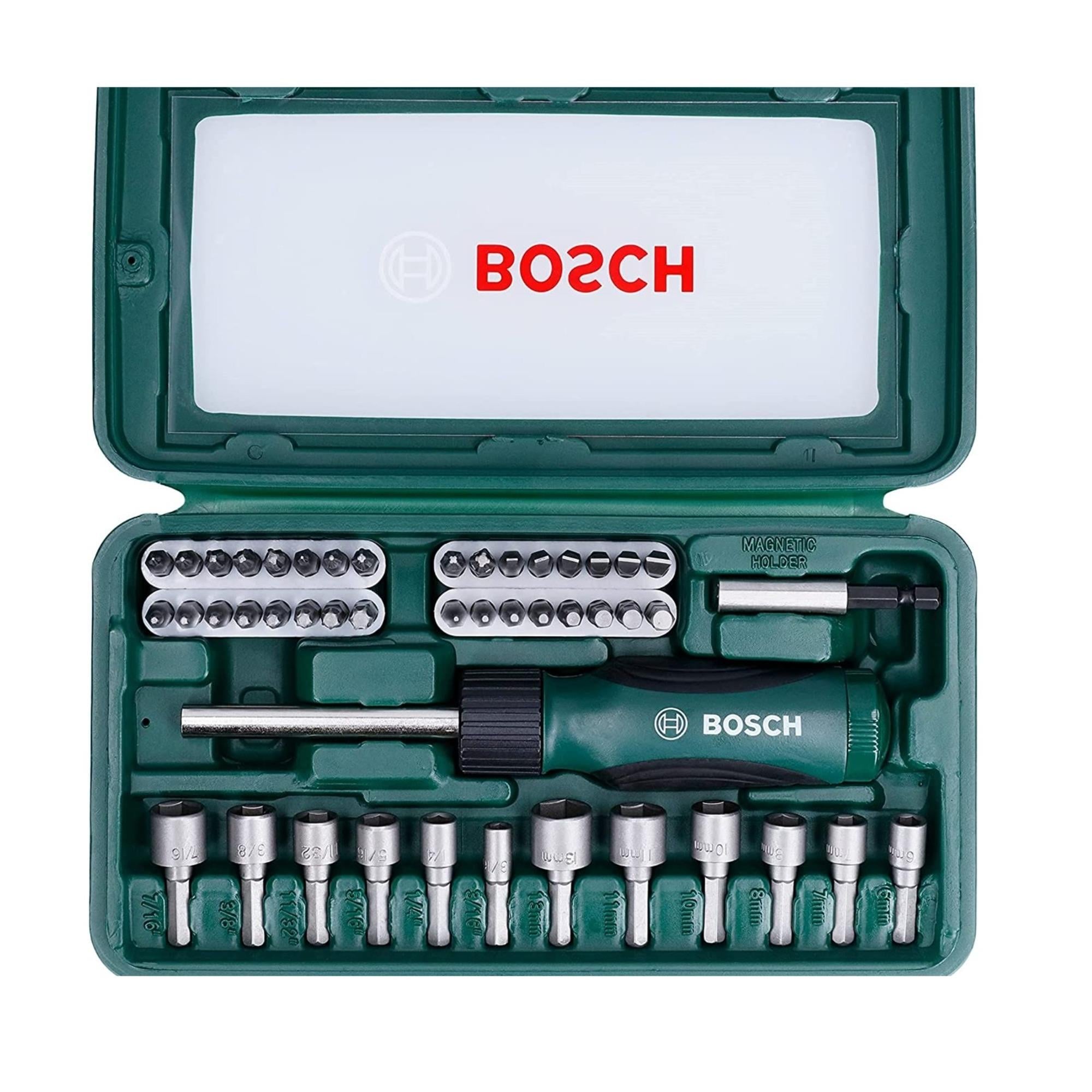 BOSCH VİDALAMA VE LOKMA UCU SETİ 46LI 2607019504