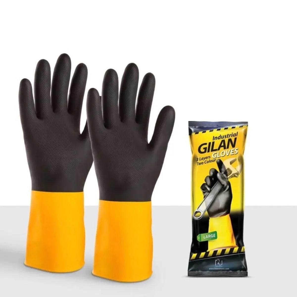 Gilan Gloves G-007 Endüstriyel Lastik Eldiven No:10 / Xl