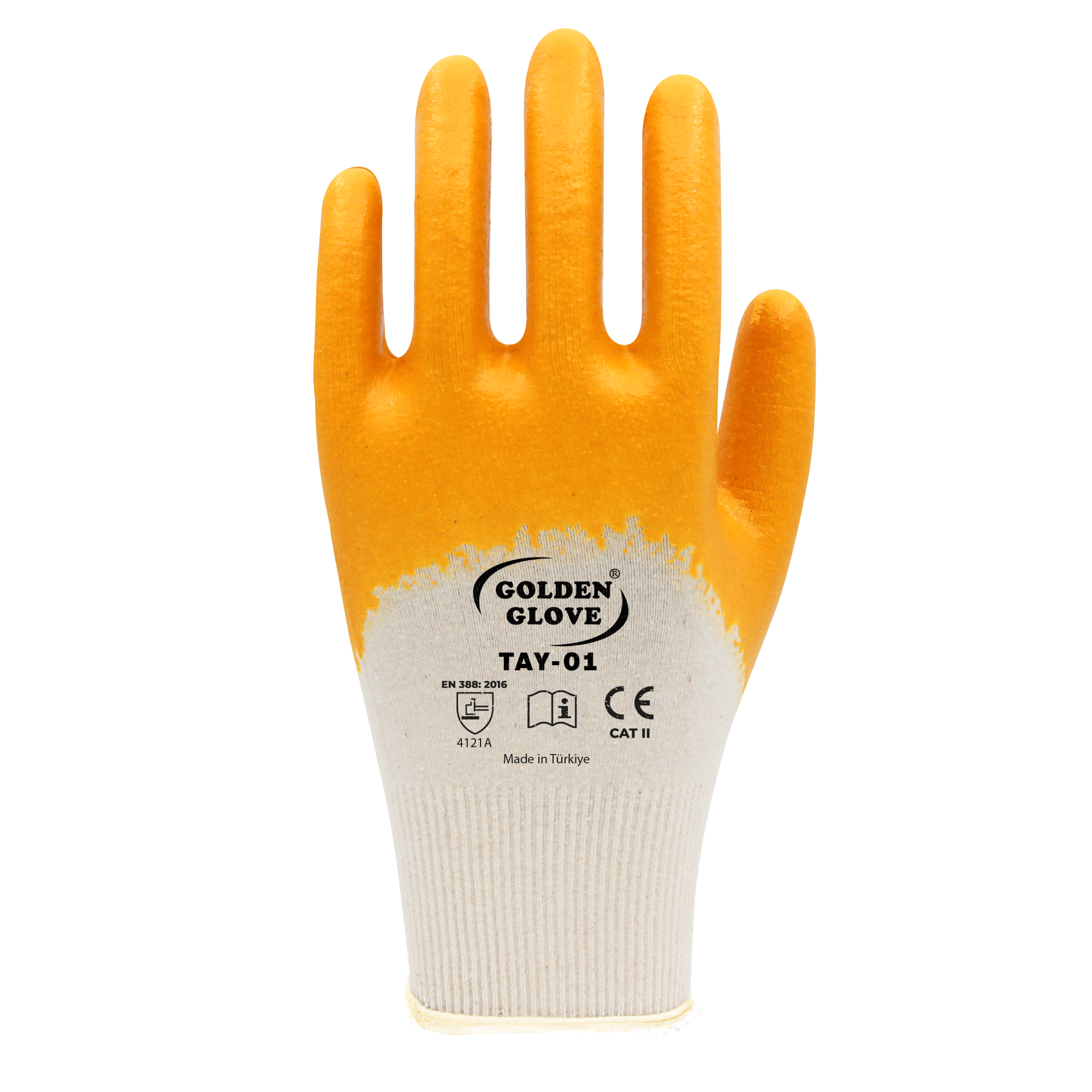 GOLDEN GLOVE TAY-01 NİTRİL ELDİVEN SARI NO:9